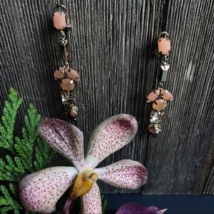 Earrings with color stones by Cache